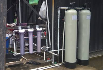 Pasang filter air rumahan multi stage sistem